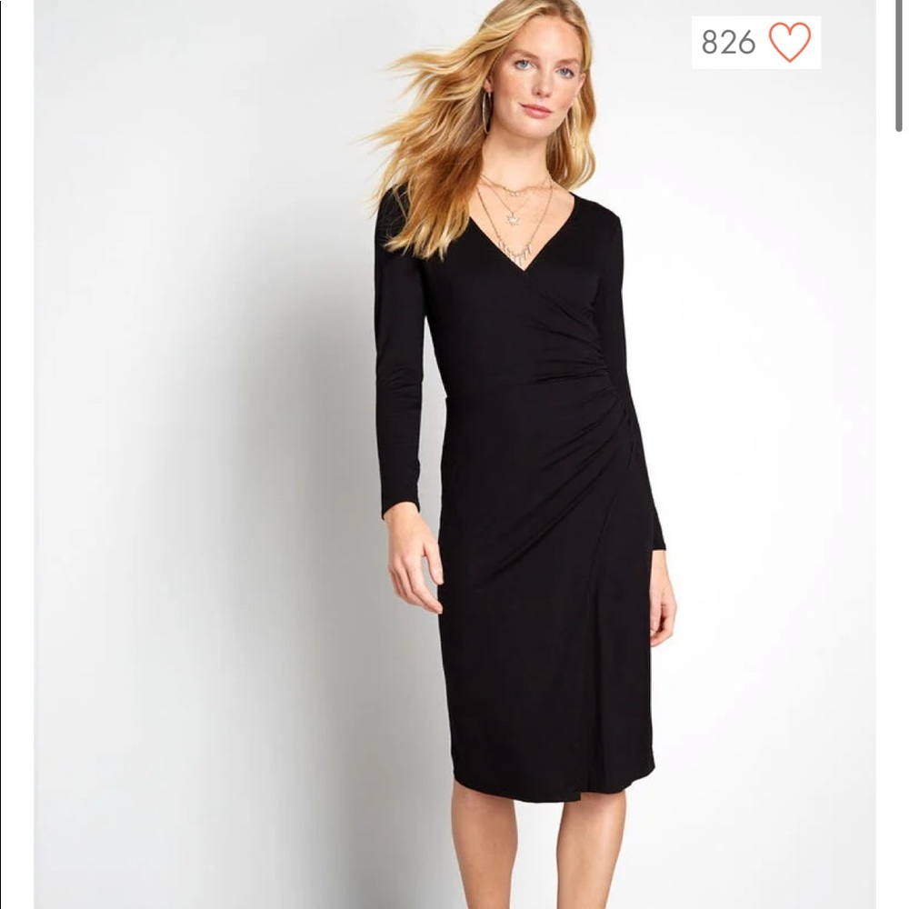 NWT ModCloth Faux Wrap Dress
